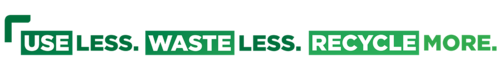 Use Less. Waste Less. Recycle More Logo one line 1.png