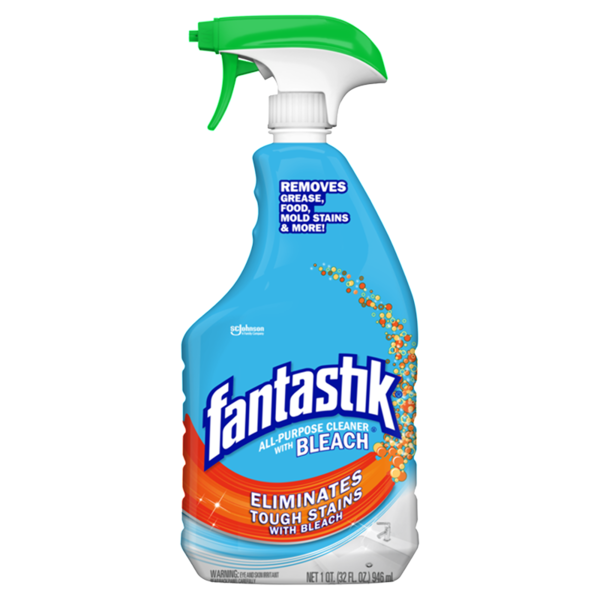 Fantastik All-purpose Cleaner with Bleach - 32 ounce Trigger Bottle