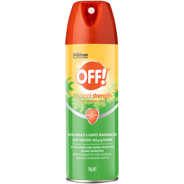 Off!® Tropical Strength Insect Repellent Aerosol Spray 150g