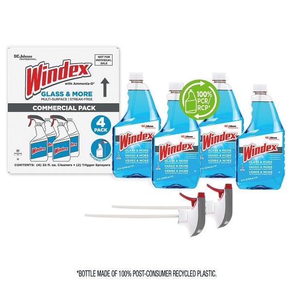 SC Johnson Professional® Windex® Glass & More Commercial Four Pack