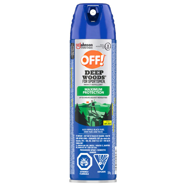 OFF!® Deep Woods® for Sportsmen Insect Repellent - Aerosol | SC Johnson  Professional
