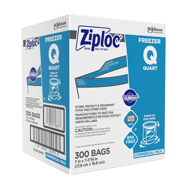 Ziploc®, Freezer Bags Pint, Ziploc® brand