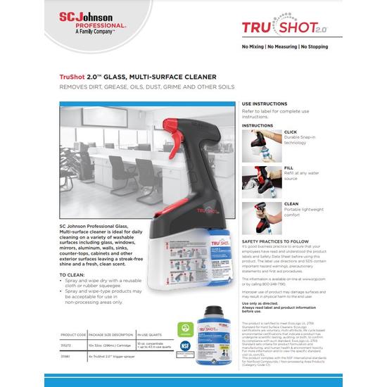 TruShot 2.0™ Glass & Multi-Surface Cleaner Image