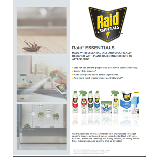 Raid Essentials Product Information Sheet