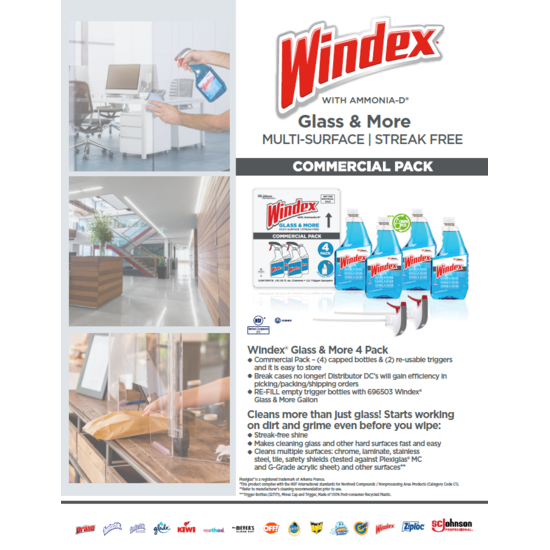 Windex Commercial 4pack PCR PI Sheet