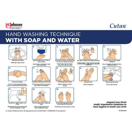 Hand Washing Technique with Soap and Water Thumbnail