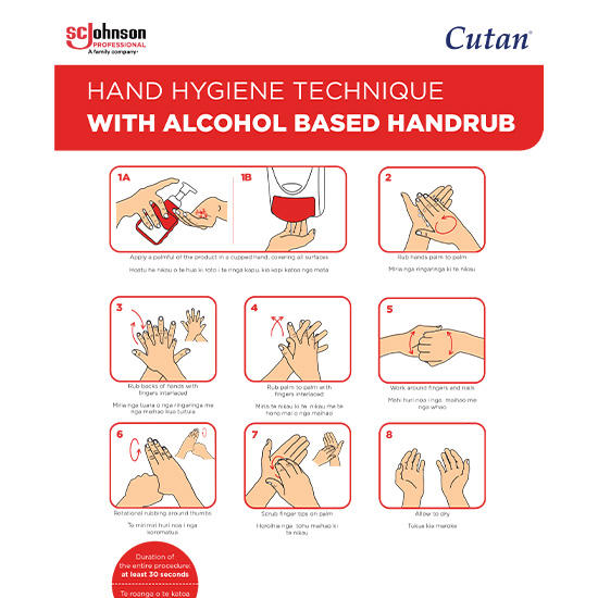 Hand Hygiene Technique Poster - Thumbnail